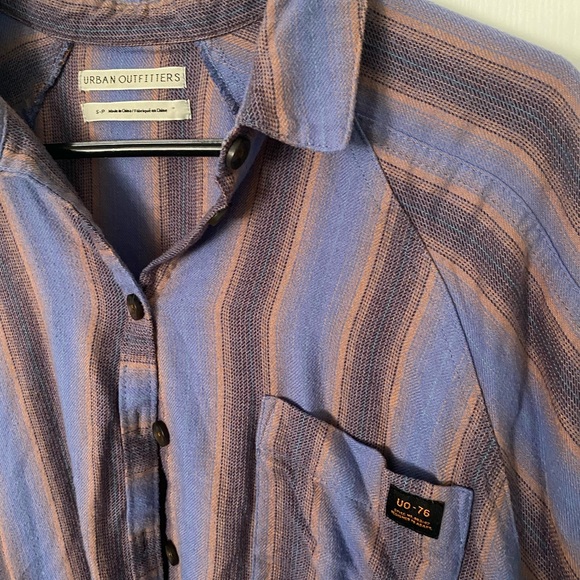 ✨ UO Brendan Drapey Button-Down Shirt - Size Small ✨ - Picture 7 of 7